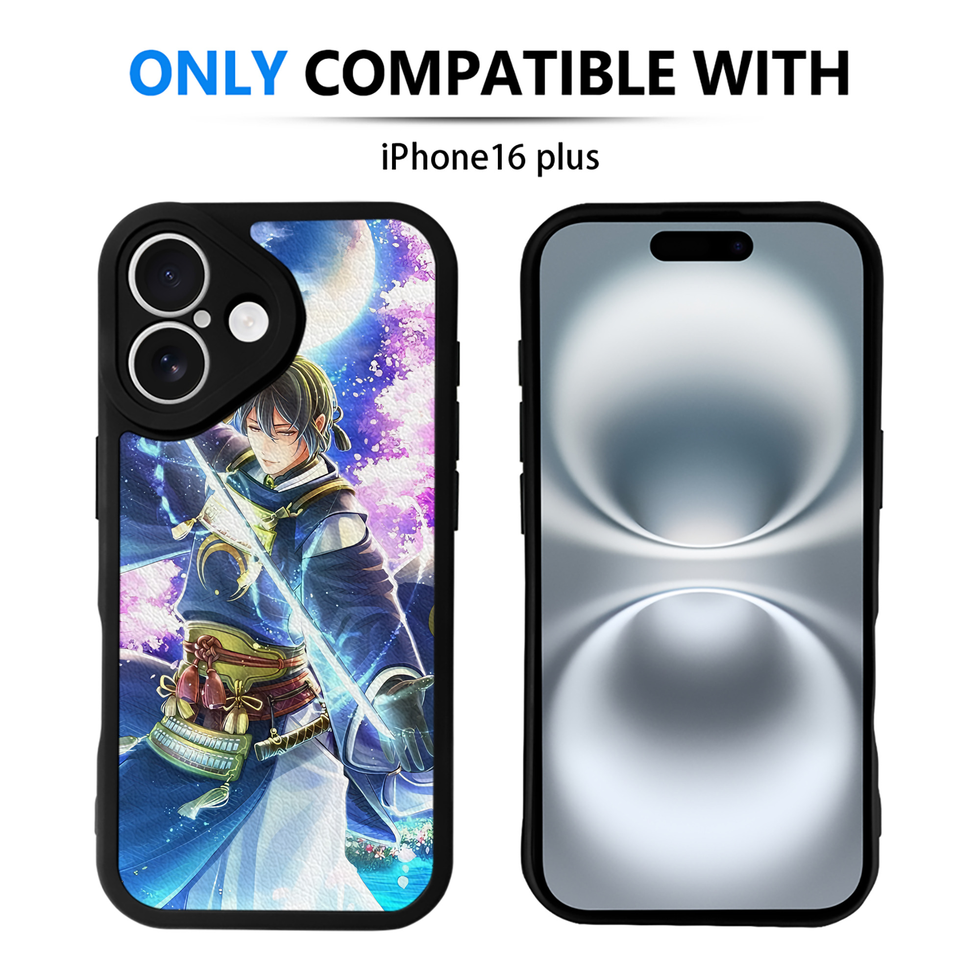（画像用） 刀剣乱舞 Touken Ranbu 【iPhone 16シリーズ対応】シリコンスマホケース（レザー調） 材質：シリコン